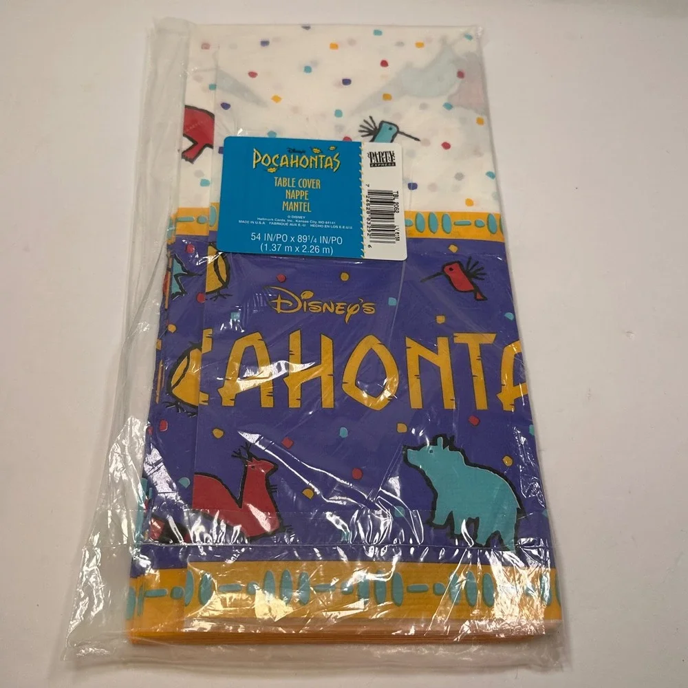 Disney Pocahontas‎ Party Express Table Cover Nappe Mantel 54 x 89 New Sealed